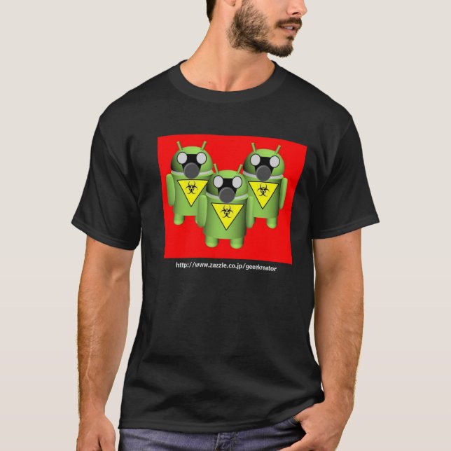 Android Hazard T-Shirt (Framsida)
