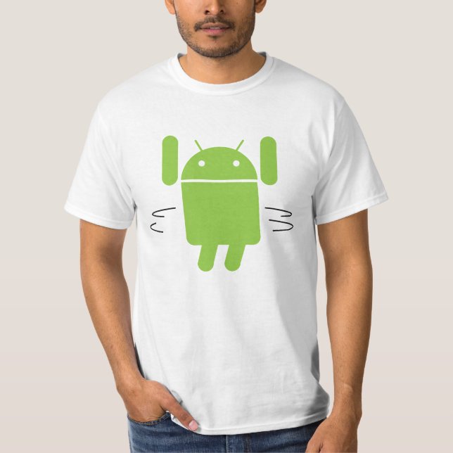 Android hulahoop t-shirt (Framsida)