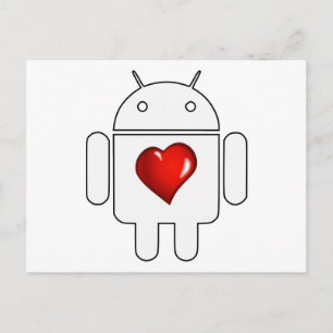 Android Kärlek Vykort
