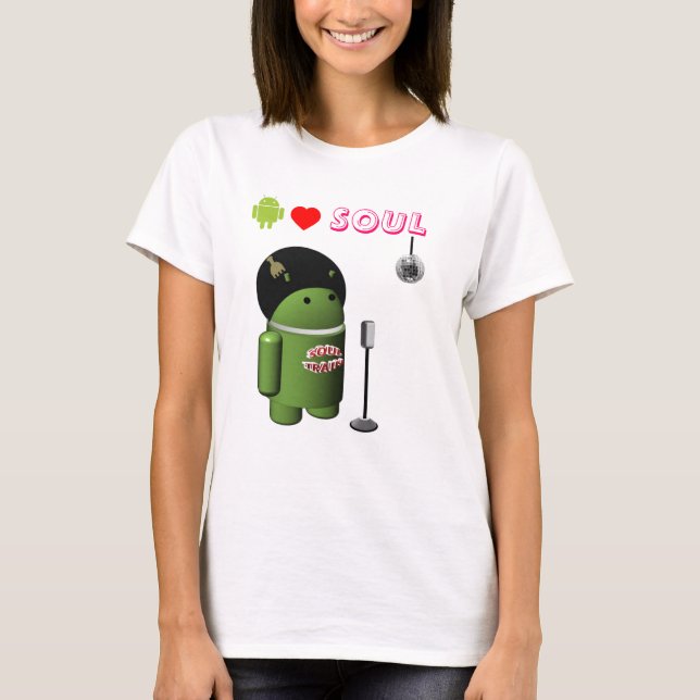 Android Love SOUL T Shirt (Framsida)