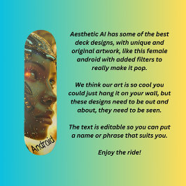 Android Mini Skateboard Bräda 18,5 Cm