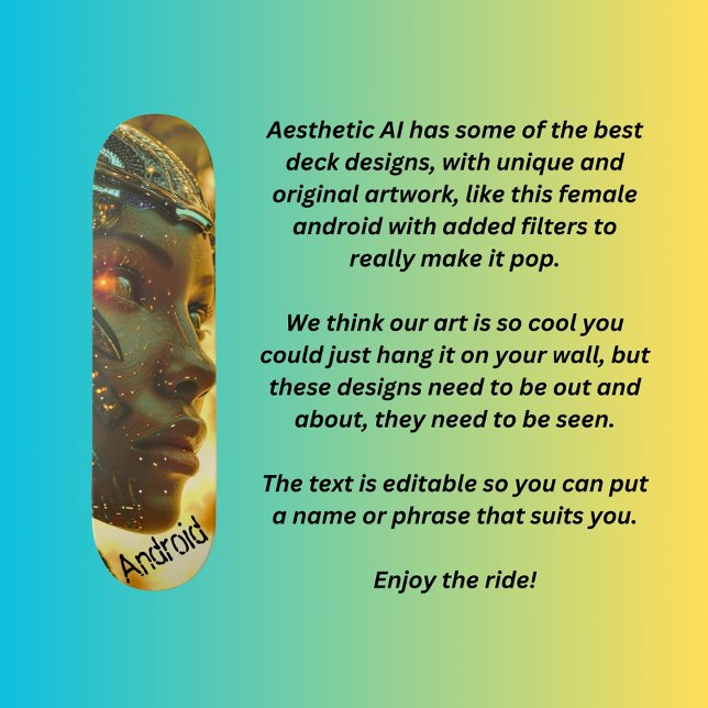 Android Mini Skateboard Bräda 18,5 Cm (Skapare uppladdad)