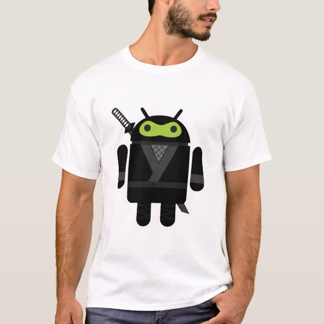 Android Ninja T Shirt (Framsida)