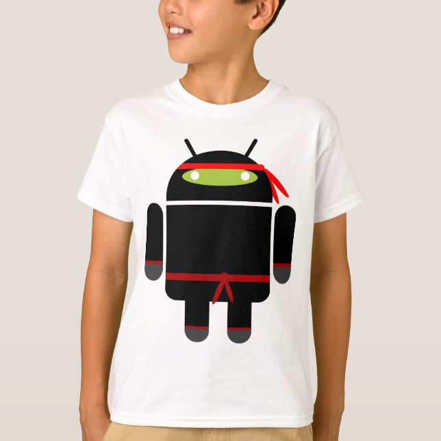Android Ninja T-shirt (Framsida)