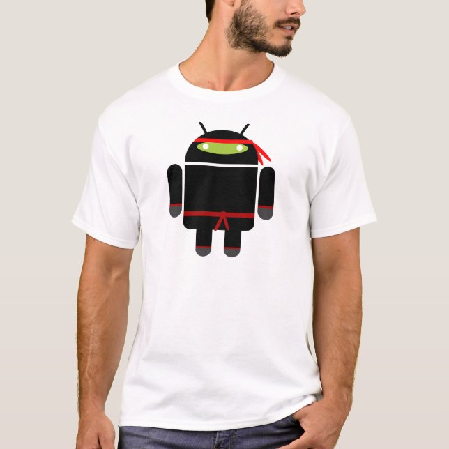 Android Ninja T-shirt (Framsida)