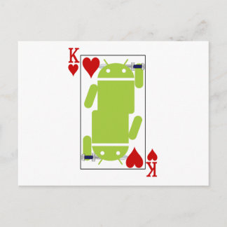 Android of Hearts Vykort