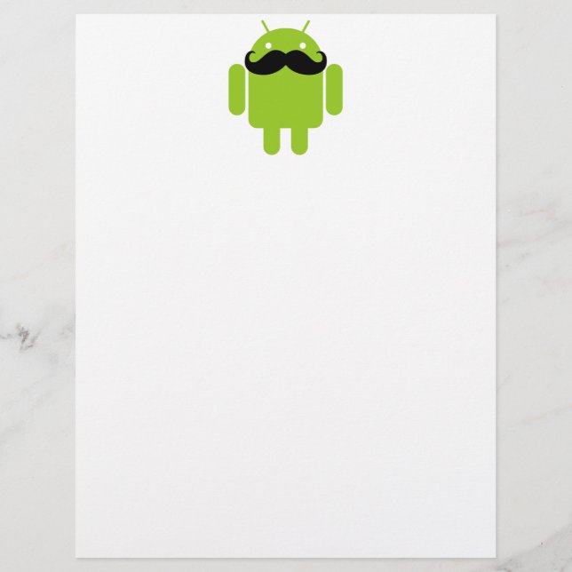 Android Robot Black Mustache Graphic (Framsida)