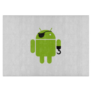 Android Robot Icon som Pirat
