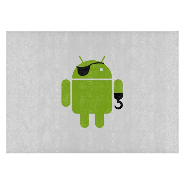 Android Robot Icon som Pirat (Framsidan)