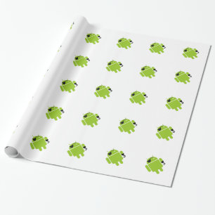 Android Robot Icon som Pirat Presentpapper