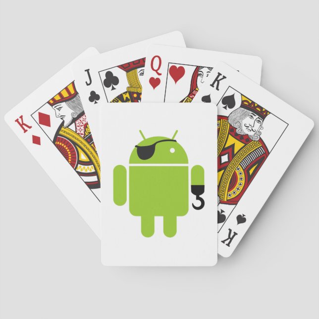 Android Robot Mighty Pirat Kortlek (Baksidan)