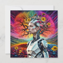 Android Träd Julkort