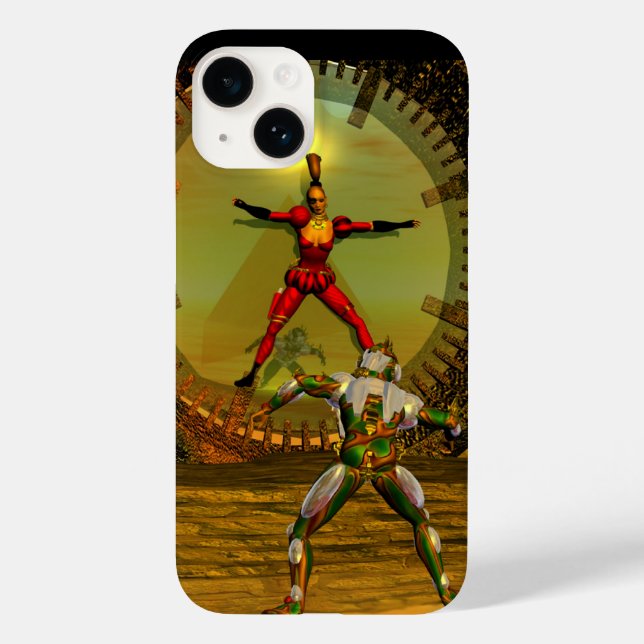 ANDROID XENIA MEETS CYBORG TITAN Sci-Fi (Baksida)
