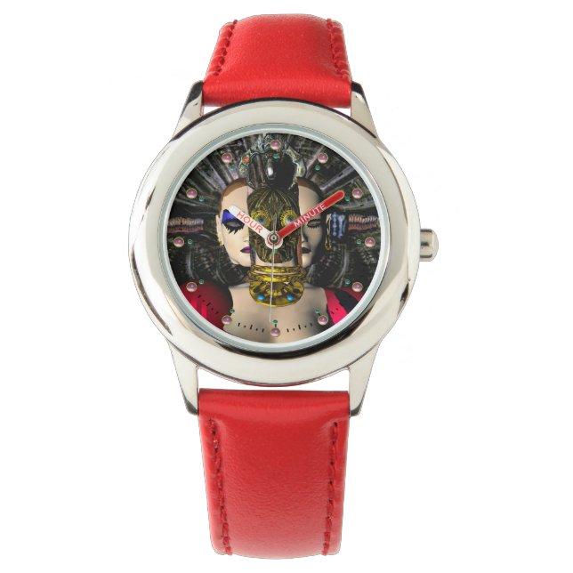 ANDROID XENIA SPACESHIP PILOT Science fiction Armbandsur (Framsida)
