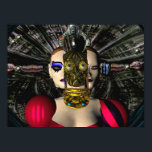 ANDROID XENIA SPACESHIP PILOT,Science fiction Poster<br><div class="desc">Färgfull animering ram från science fiction-filmen HYPERION WORLD arbetar. Android Nanotech - Xenia 05 . Utskrifterna från pågående filmarbete finns på: htttp://www.webalice.it/baldesign3dBulgan & Alessandro Lumini 3D design och animation Florence-Italien.</div>