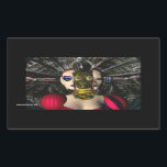 ANDROID XENIA SPACESHIP PILOT,Science fiction Rektangulärt Klistermärke<br><div class="desc">Färgfull animering ram från vår science fiction-film HYPERION WORLD arbetar. Android Nanotech - Xenia 05 . Utskrifterna från pågående filmarbete finns på: htttp://www.webalice.it/baldesign3dBulgan & Alessandro Lumini 3D design och animation Florence-Italien.</div>