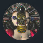 ANDROID XENIA SPACESHIP PILOT Science fiction Stor Klocka<br><div class="desc">Färgfull animering ram från vår science fiction-film HYPERION WORLD arbetar. Android Nanotech - Xenia 05- Du kan se utskrifterna från pågående filmarbete på: htttp://www.webalice.it/baldesign3dBulgan & Alessandro Lumini 3D design och animation Florence-Italien Baldesign3d (c)</div>