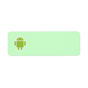 Androidadressetikett Returadress Etikett