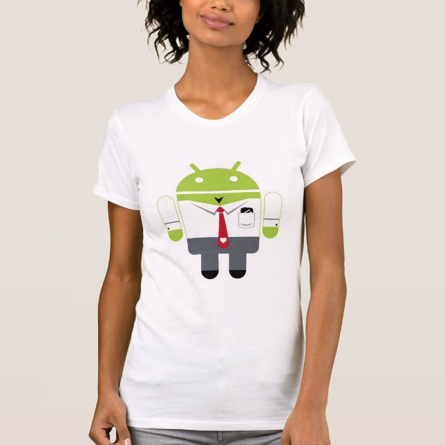 Androidarbetare T Shirt (Framsida)