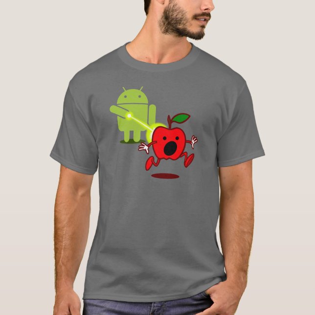 Androidattack! Tee Shirt (Framsida)