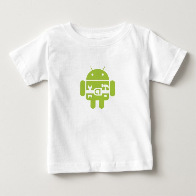 AndroidbabyT-tröja Tee (Framsida)