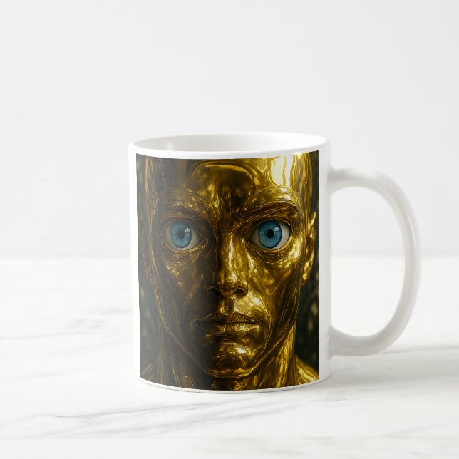 Androïde regard intense kaffemugg (Höger)