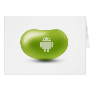 Androidgeléböna Hälsningskort