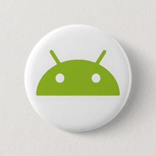 Androidhuvudet knäppas knapp
