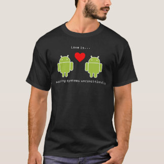 Androidkärlek är tröja