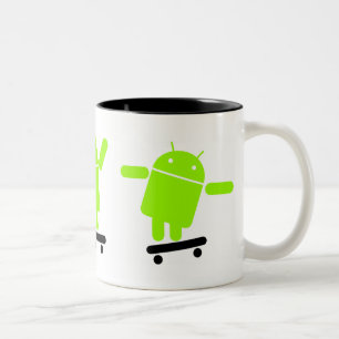 Androidmugg Två-Tonad Mugg