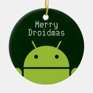 Androidprydnad Julgransprydnad Keramik