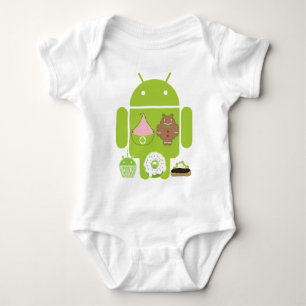 Androidversioner T-shirt