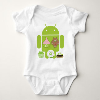 Androidversioner T-shirt