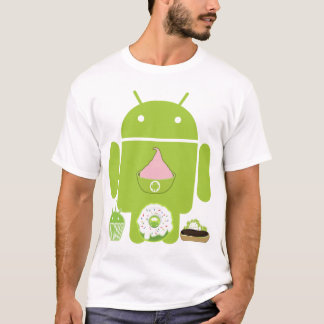Androidversioner Tee Shirt