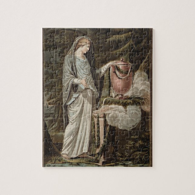 Andromache dräkt för "Andromache" vid Jean Racin Pussel (Vertikal)