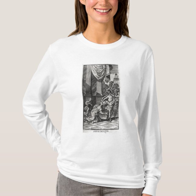 Andromache på foten av Pyrrhus Tee Shirt (Framsida)