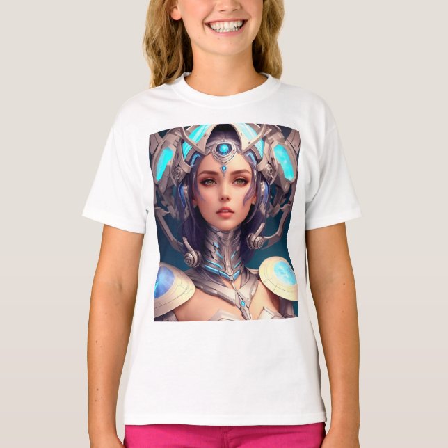 Andromeda Cyborg T Shirt (Framsida)