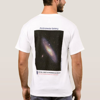 Andromeda Galaxy av Lee Coombs Front och Back Te T Shirt