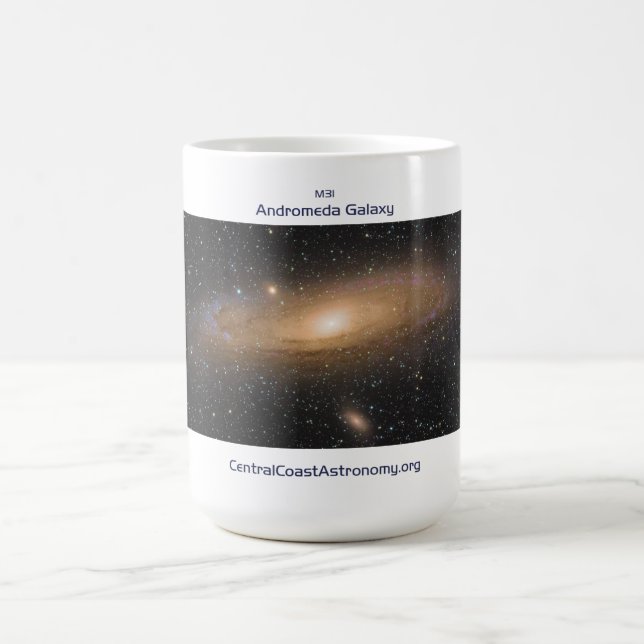 Andromeda Galaxy av Nikkolai Davenport - 15 oz Mug Kaffemugg (Center)