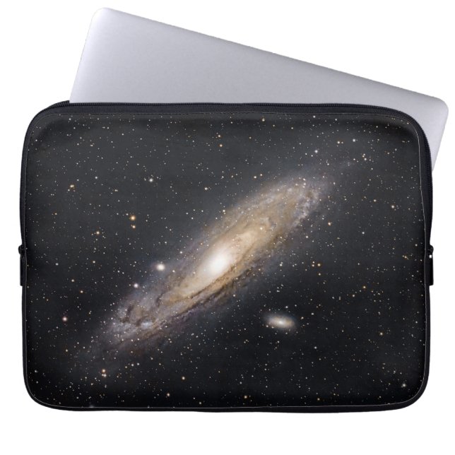 Andromeda Galaxy Datorhölje | Rymdkonst Laptop Fodral (Framsidan)