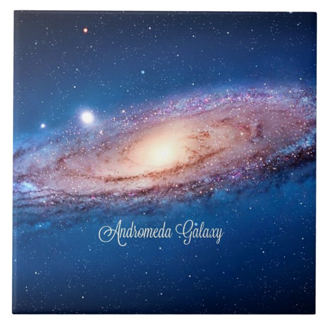 Andromeda Galaxy  Kakelplatta (Framsidan)