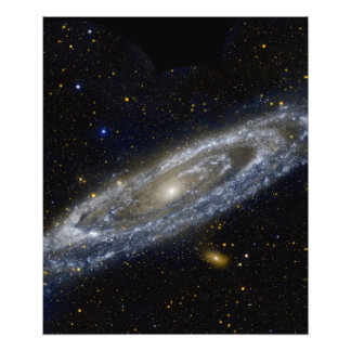 Andromeda galaxy milky cosmos universum fototryck