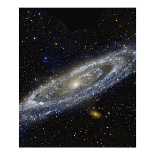 Andromeda galaxy milky cosmos universum fototryck (Framsidan)