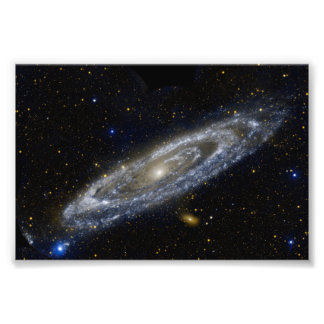 Andromeda galaxy milky cosmos universum fototryck