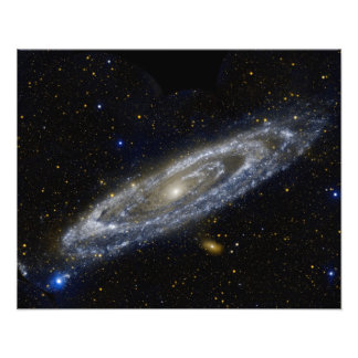 Andromeda galaxy milky cosmos universum fototryck