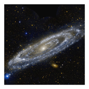 Andromeda galaxy milky cosmos universum fototryck