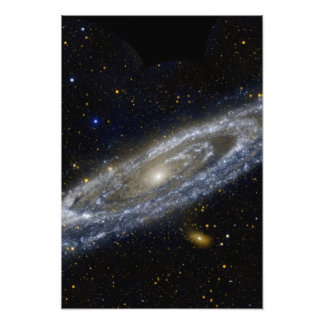 Andromeda galaxy milky cosmos universum fototryck