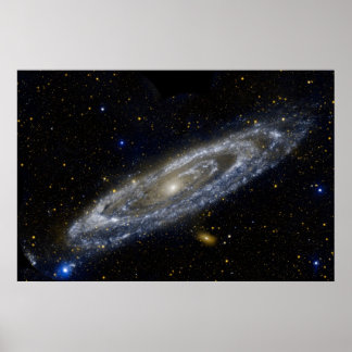 Andromeda galaxy milky cosmos universum poster