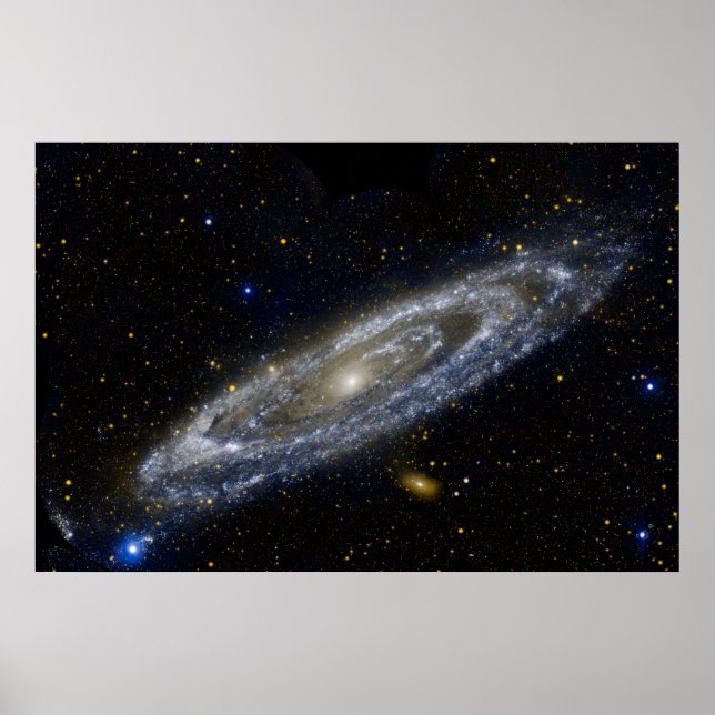 Andromeda galaxy milky cosmos universum poster (Framsidan)