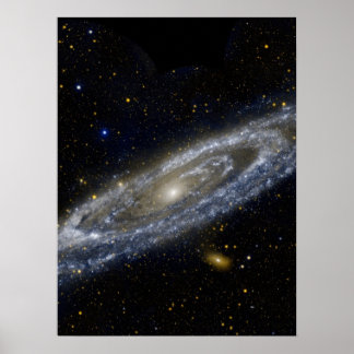 Andromeda galaxy milky cosmos universum poster